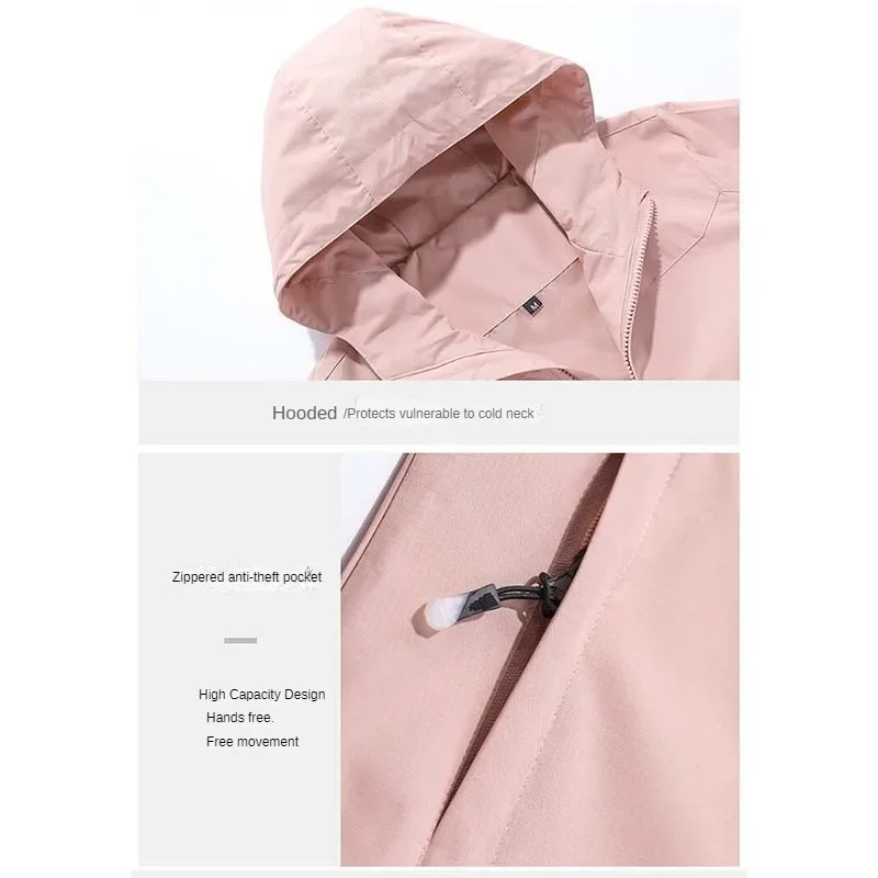 2024 Spring and Autumn Outdoor Fishing Set Tactical Pants Outdoor Hooded Windproof Waterproof Fishing Suit Mountaineering Jacket