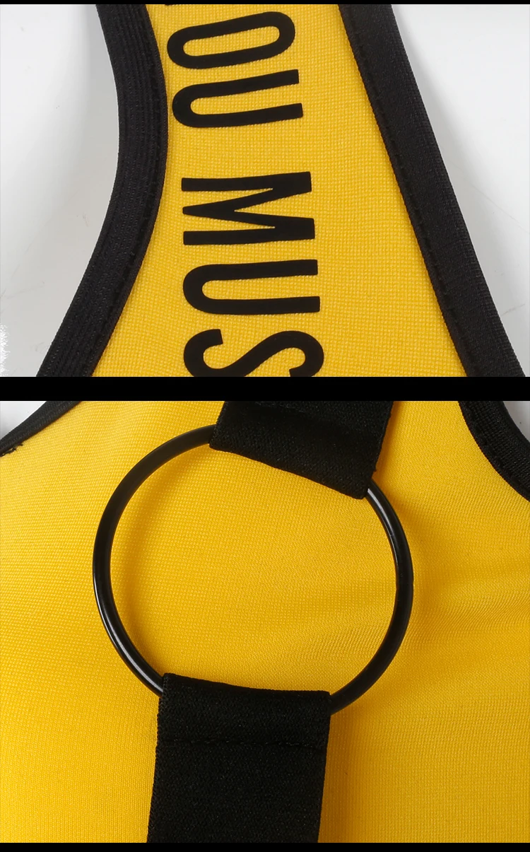 Yellow Cheerleader Uniform Hip Hop Clothes Female Jazz Dancewear Rave Outfit Girl Sets Stage Costume Festival Clothing DL8204