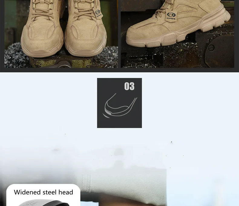 2024 Work Safety Shoes Men Lightweight Safety Boots Indestructible Work Sneakers Women Kevlar Insole Protective Steel Toe Shoes
