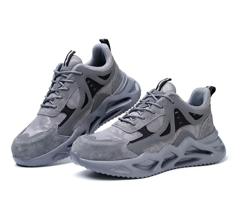 Men Work Safety Shoes Women Lightweight Anti-smash Anti-puncture Work Sneakers Indestructible Protective Safety Boots