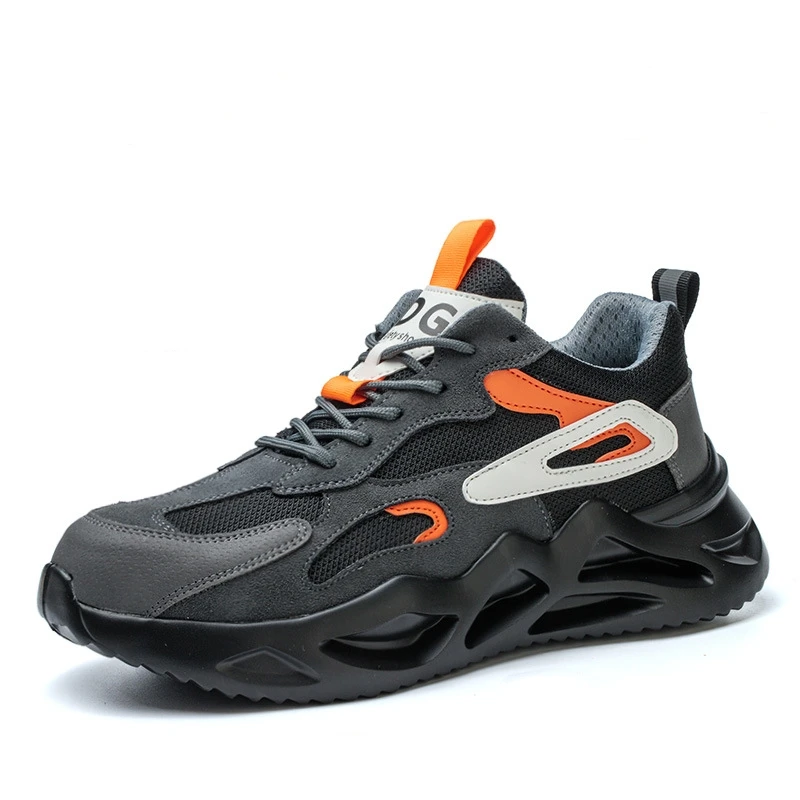 Men Work Safety Shoes Women Lightweight Anti-smash Anti-puncture Work Sneakers Indestructible Protective Safety Boots