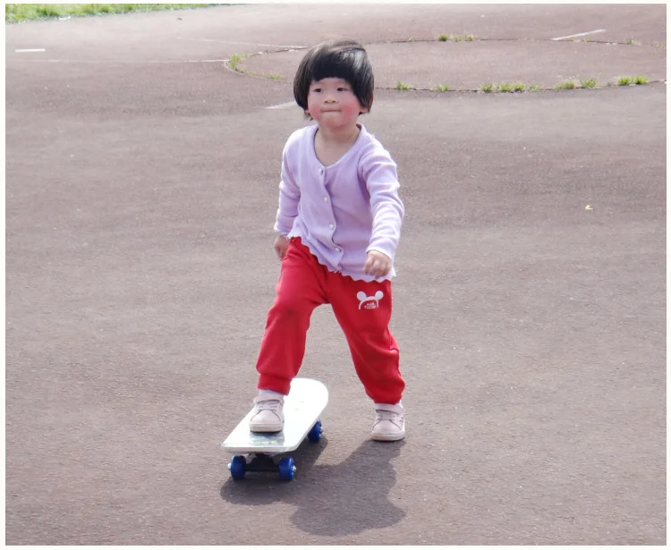 60CM Skateboard Beginner Kids Cartoon Skateboard Maple Wood Deck Skate Board Outdoor Long Board Double Rocker Skateboard Child