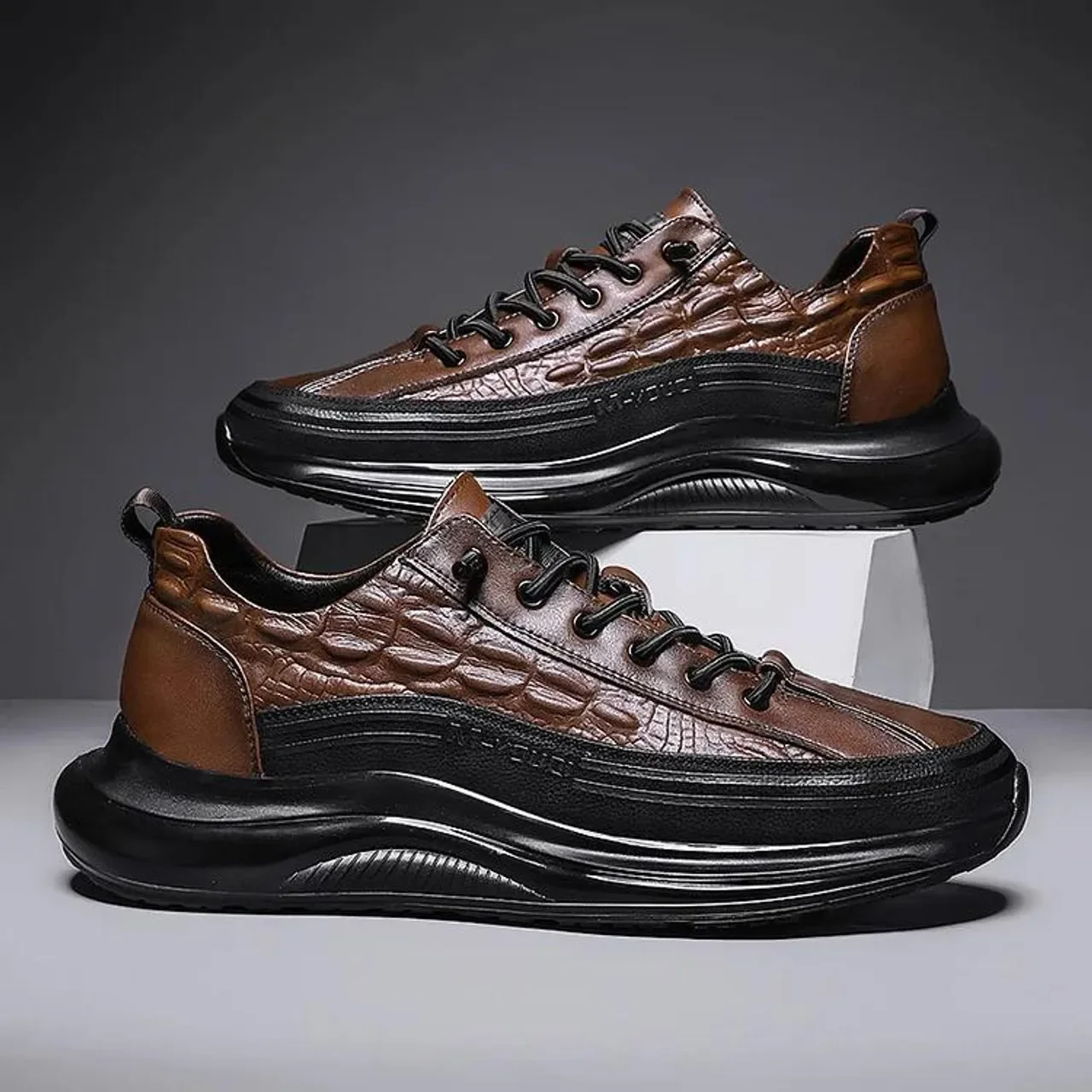 Customizable Men Leather Casual Shoes MNX405151