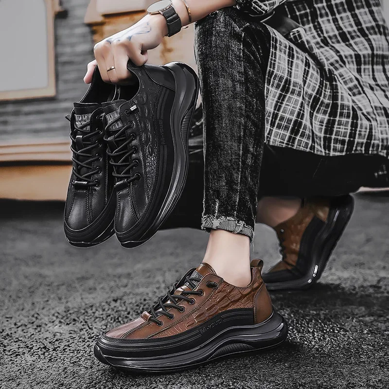 Customizable Men Leather Casual Shoes MNX405151