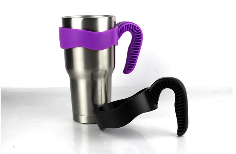 Non-Slip Handle Holder For 20oz and 30 oz Tumbler Mug Coffee Water Cup Bottles Accessories Fit Travel Portable Insulated Plastic