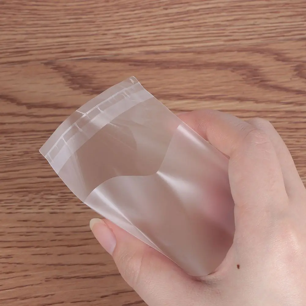 100pcs/lot Wedding Pastry Tool Candy Package Snack Decoration Self Adhesive Transparent Matte Seal OPP Cookie Bags