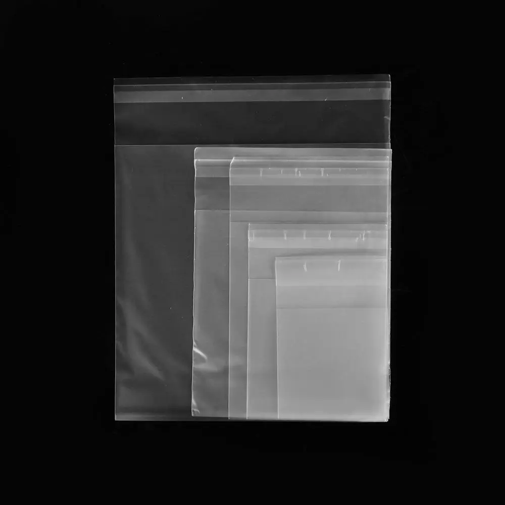 100pcs/lot Wedding Pastry Tool Candy Package Snack Decoration Self Adhesive Transparent Matte Seal OPP Cookie Bags