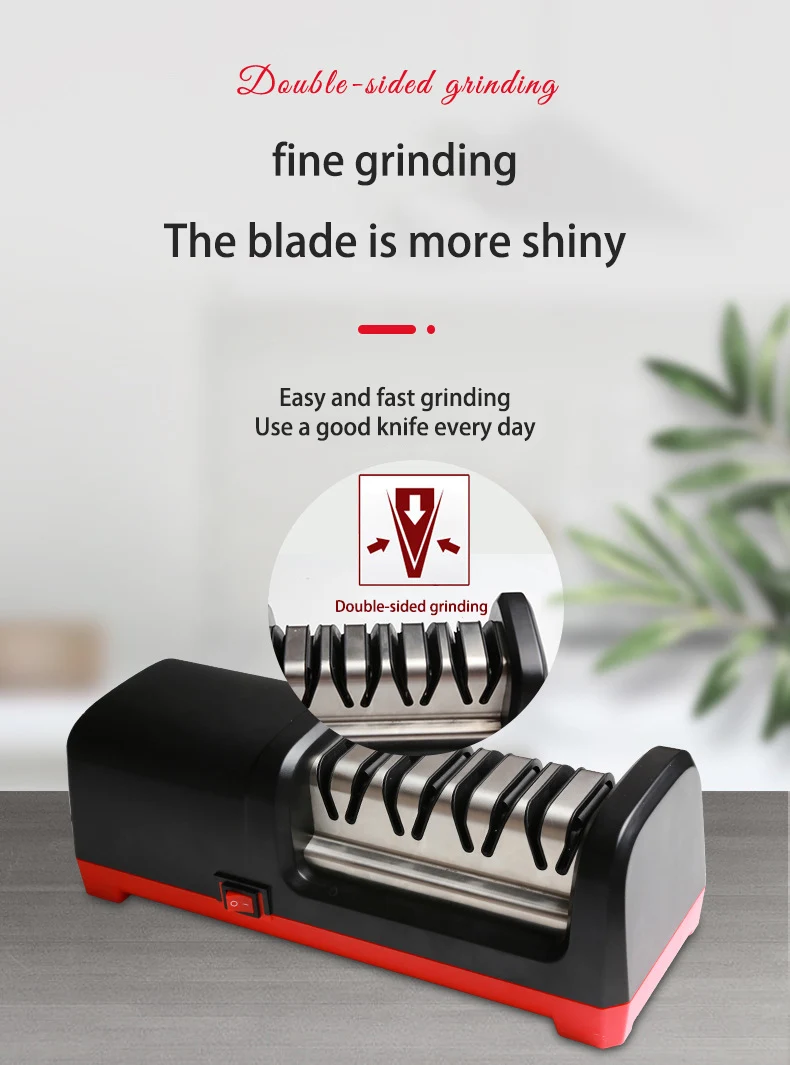 Taidea GRINDER 4 Stage Diamond Electric Knife Sharpener With 2800rpm Rotational Speed And 18W Rated Power FCC CE Certif TG2102