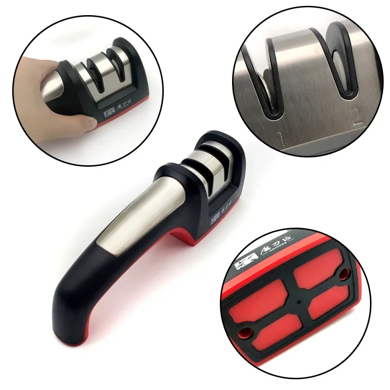 TAIDEA knife sharpener kitchen tools knife sharpening system diamond Tungsten steel Ceramic grinding honing tools