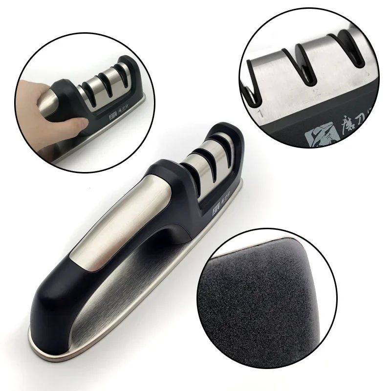 TAIDEA knife sharpener kitchen tools knife sharpening system diamond Tungsten steel Ceramic grinding honing tools