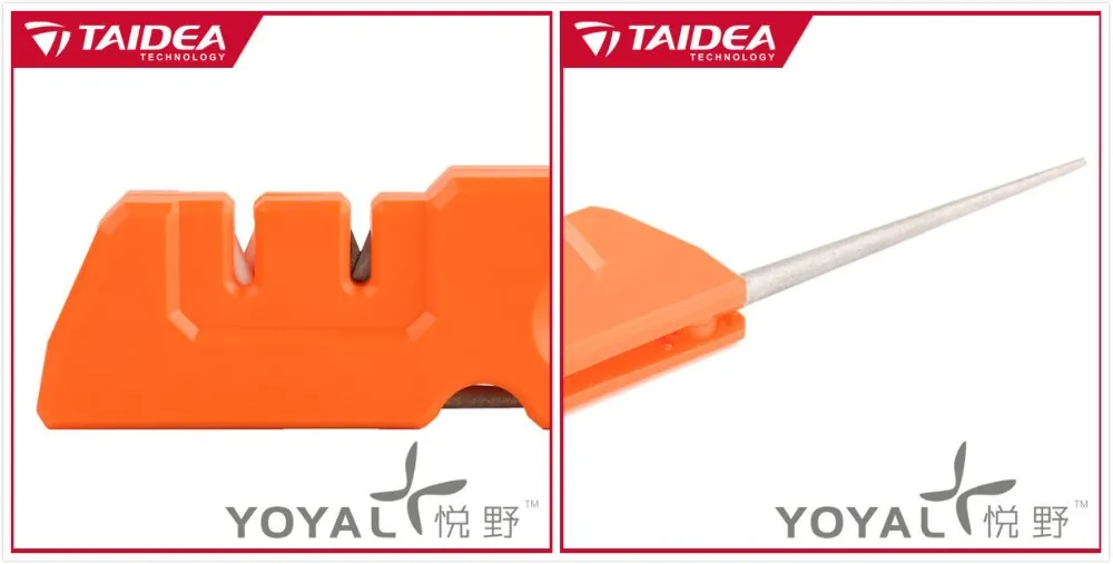 Portable Knife Sharpeners Stainless Steel Folding Knife Sharpening for Outdoor Pocket Knives Equipment Yoyal TY1055