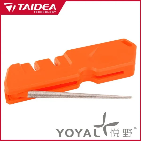 Portable Knife Sharpeners Stainless Steel Folding Knife Sharpening for Outdoor Pocket Knives Equipment Yoyal TY1055