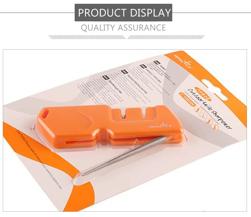 Portable Knife Sharpeners Stainless Steel Folding Knife Sharpening for Outdoor Pocket Knives Equipment Yoyal TY1055