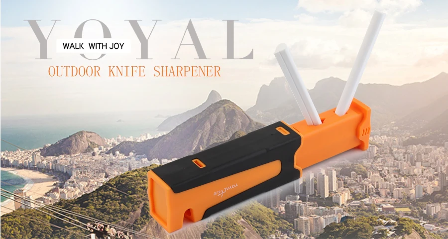 Professional Outdoor knife sharpener Multifunction  Kitchen Sharpening Stone Grinder knives Whetstone  Ceramic Sharpener Tool