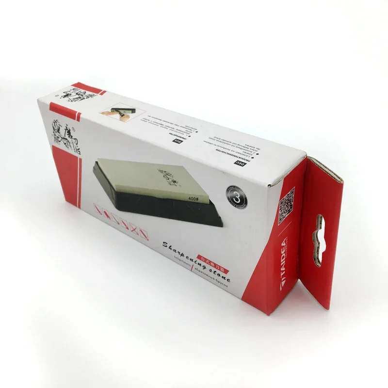 TAIDEA sharpening stone kitchen tools whetstone knife sharpener white alundum grinder 400# grit T1304W professional grindstone