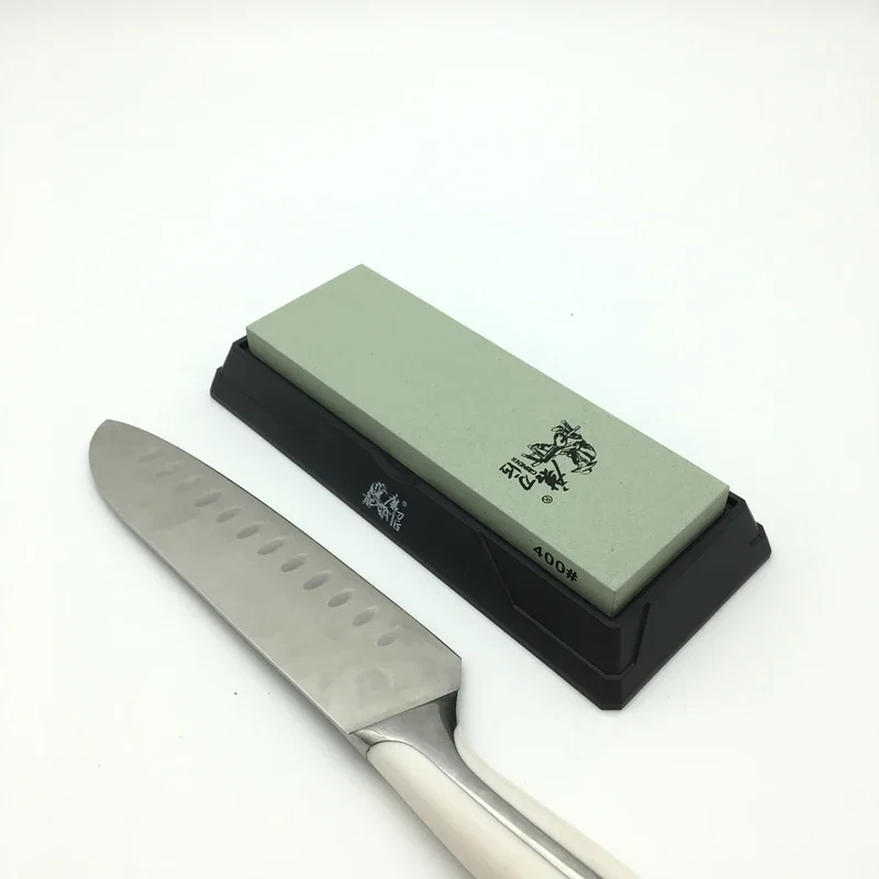 TAIDEA sharpening stone kitchen tools whetstone knife sharpener white alundum grinder 400# grit T1304W professional grindstone