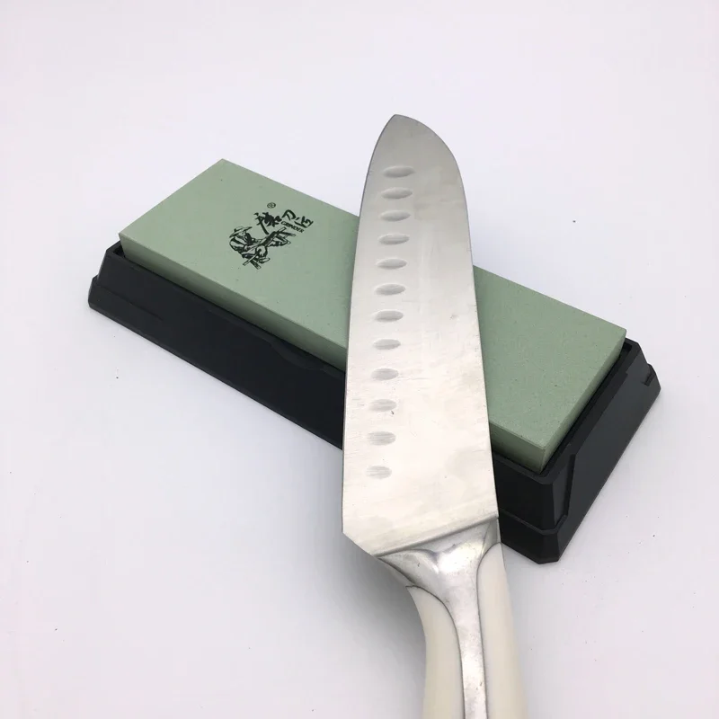 TAIDEA sharpening stone kitchen tools whetstone knife sharpener white alundum grinder 400# grit T1304W professional grindstone