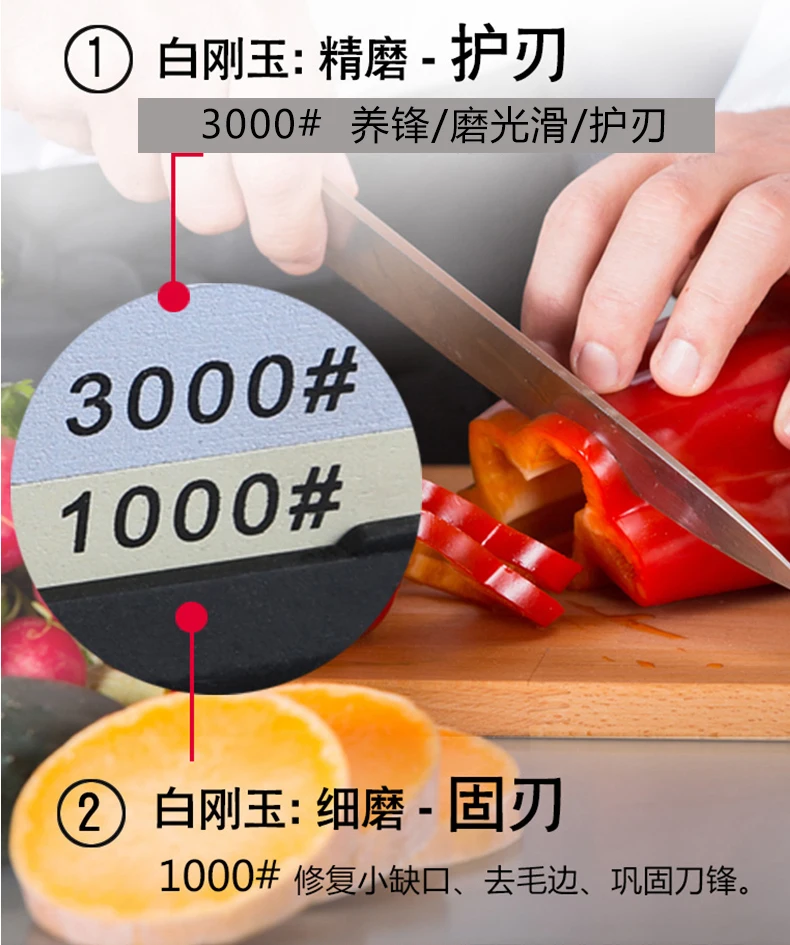 TAIDEA Sharpening Stone Knife Sharpener Whetstone Angle guide 180-8000# Double sided Kitchen Sharpening System bamboo base