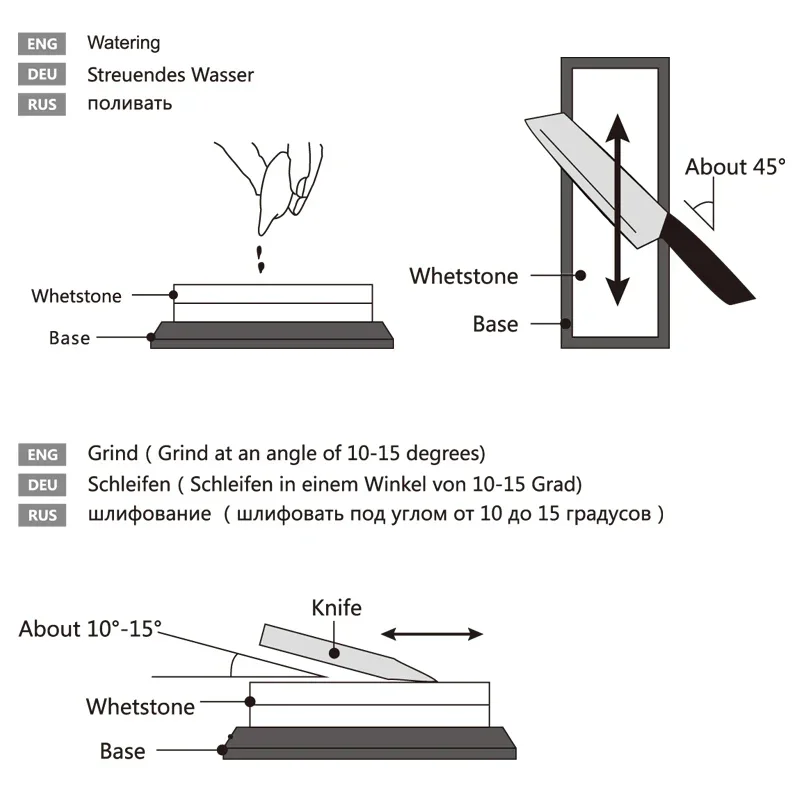 TAIDEA Professional Sharpening Stone Knife Sharpener Grit 240-15000# Whetstone Single/DoubleSide Grinding Stone  Glass Sharpener