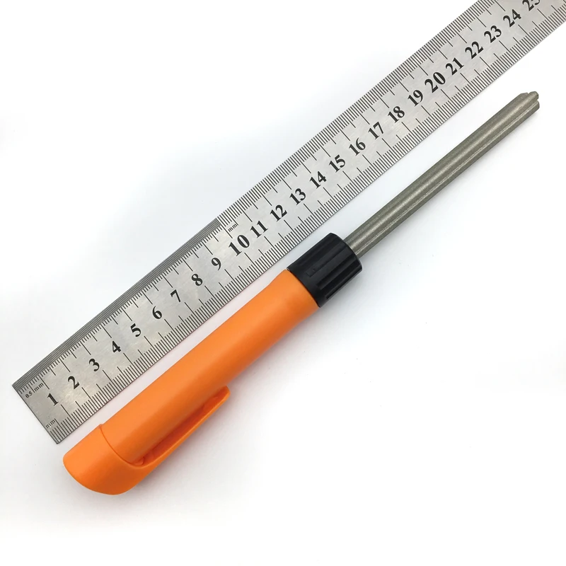 TAIDEA portable Multi-function outdoor knife sharpener Diamond sharpening rod fishing tools sharpening steel Lure Fishing