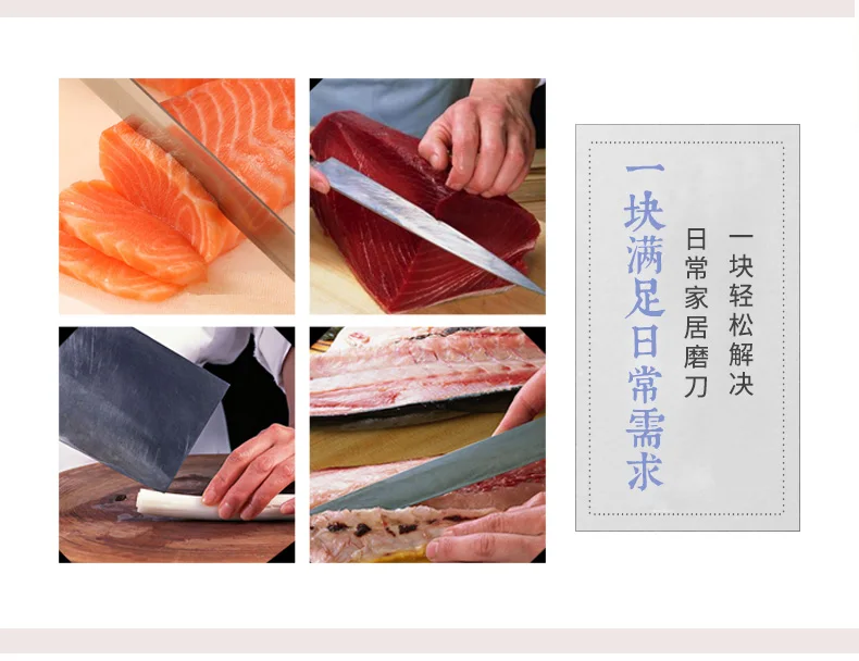 TAIDEA Sharpening Stone Knife sharpener Whetstone Angle guide Kitchen knife Sharpener white Alundum Fast 240-8000grit