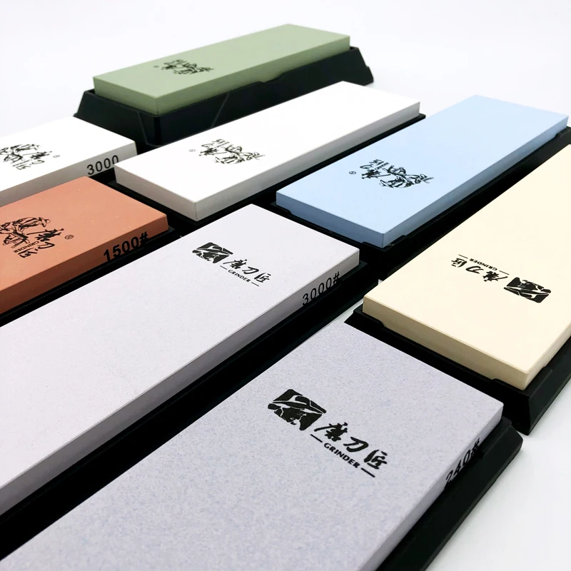 TAIDEA Sharpening Stone Knife sharpener Whetstone Angle guide Kitchen knife Sharpener white Alundum Fast 240-8000grit