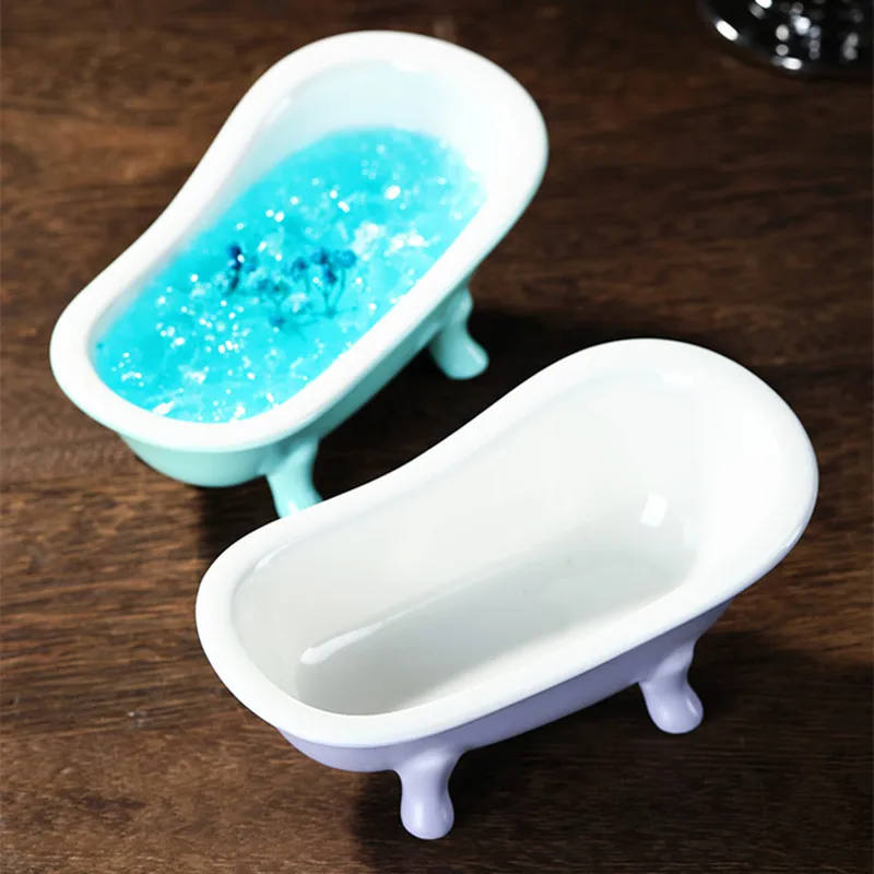 Bathtub Shape Cocktail Mug Ceramic Tableware Glassware Porcelain Molecular Container Juice Wine Cup Sorbet Smoothie Bowl