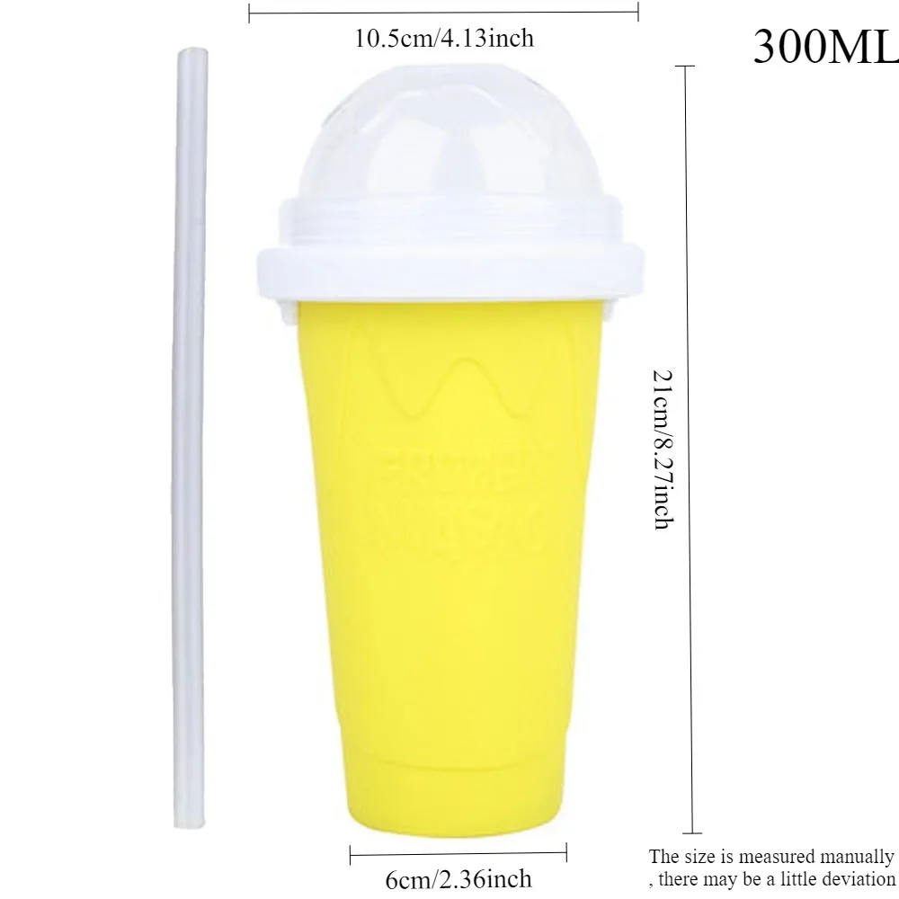 300mlSmoothie Cup PortableDouble LayerSmoothie MachineCan Make Milkshakes Juices Ice Cream Etc Great for Kids/friends and Family
