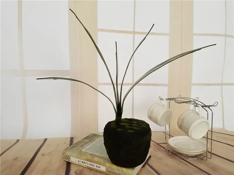 Artificial Plant Leaf Real Touch Phalaenopsis Orchid Plastic Leaves Fake Plant Green Leaf Decorative Green Plant Simulation Leaf