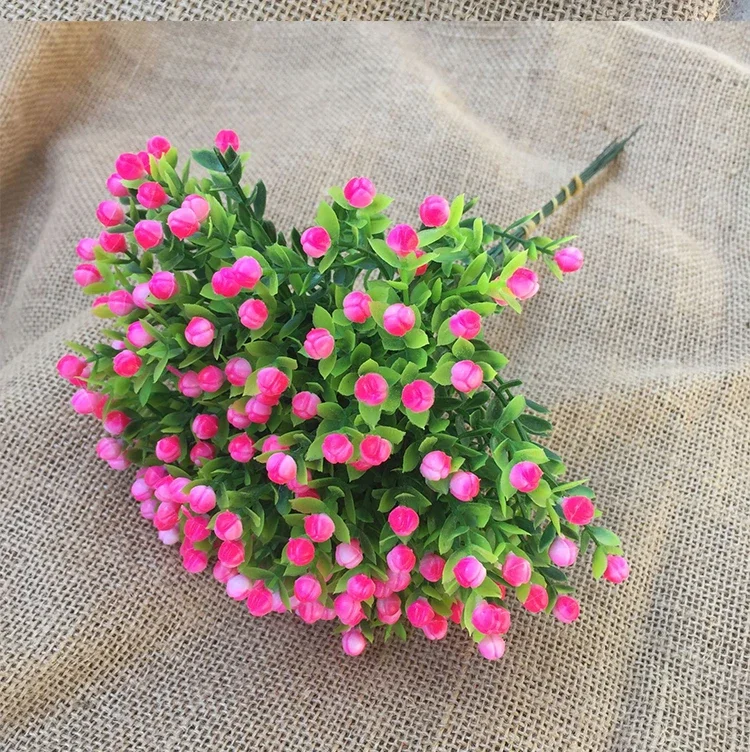 Artificial Milan Grass Bouquet Fake Plants Photo Props Milan Grain Home Wedding Party Decoration Garden Decoration Accessories