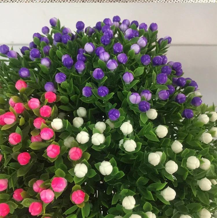 Artificial Milan Grass Bouquet Fake Plants Photo Props Milan Grain Home Wedding Party Decoration Garden Decoration Accessories