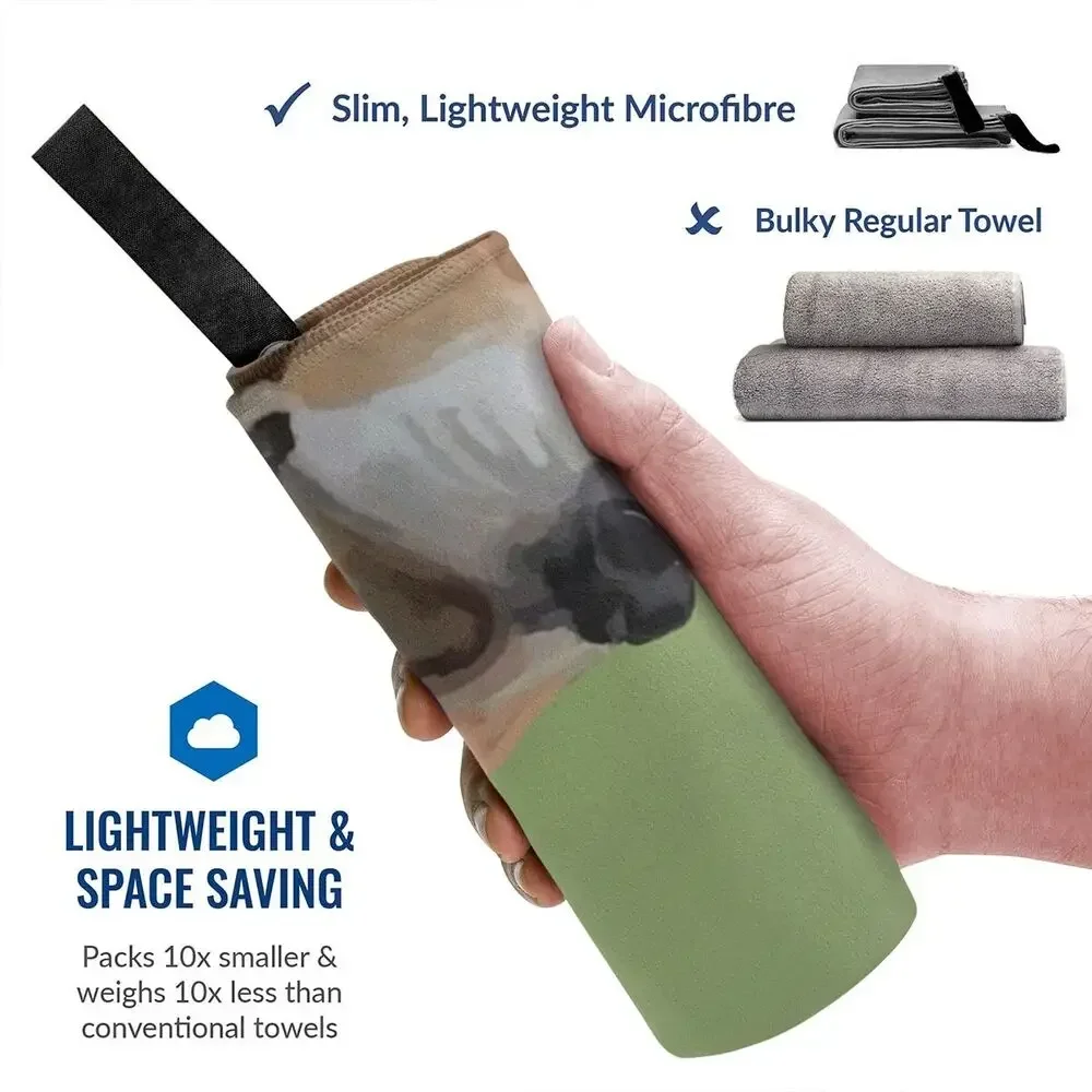 Beagle Beach Towel Soft Microfiber Quick Dry Absorbent Quick Towels For Swimming