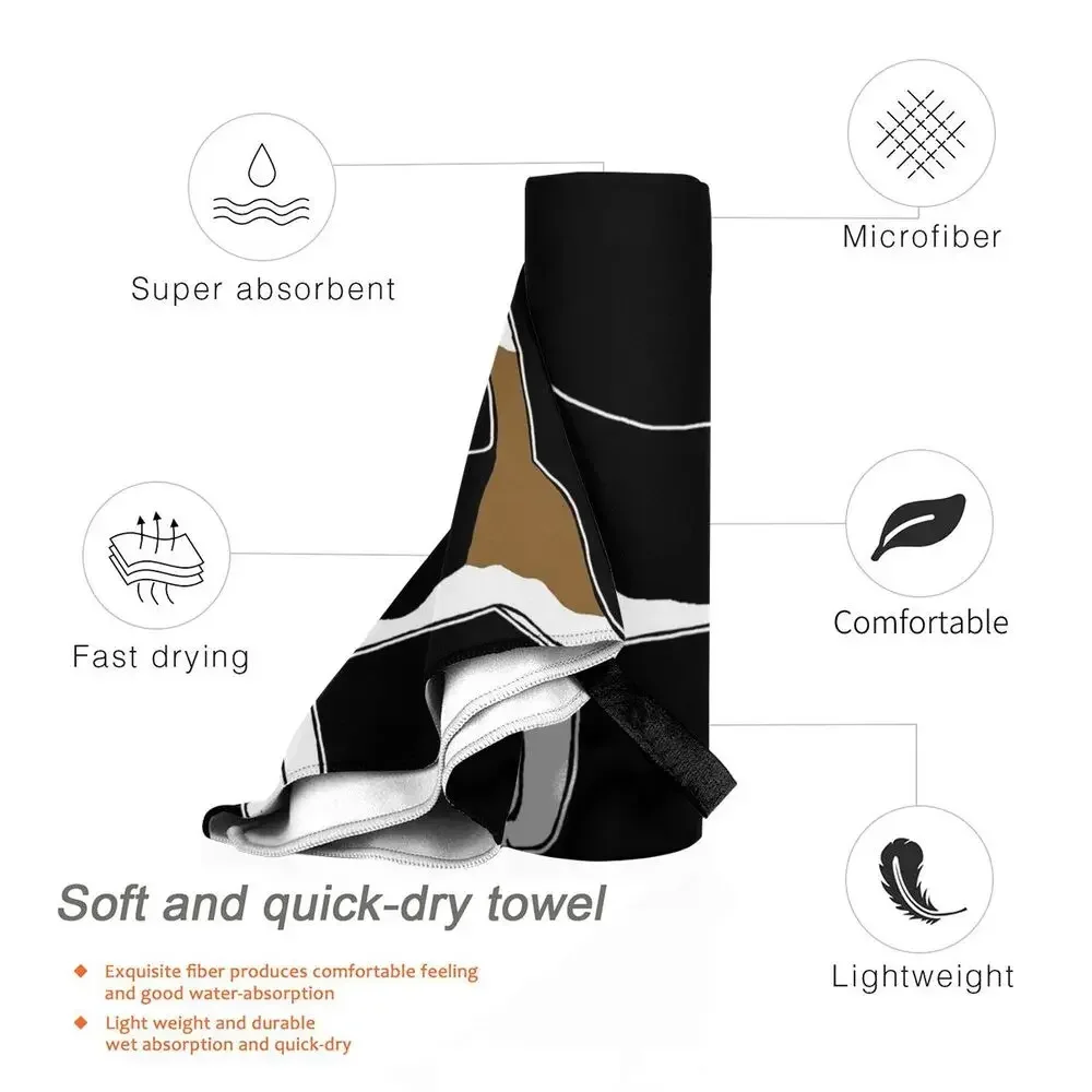 Beagle Beach Towel Soft Microfiber Quick Dry Absorbent Quick Towels For Swimming