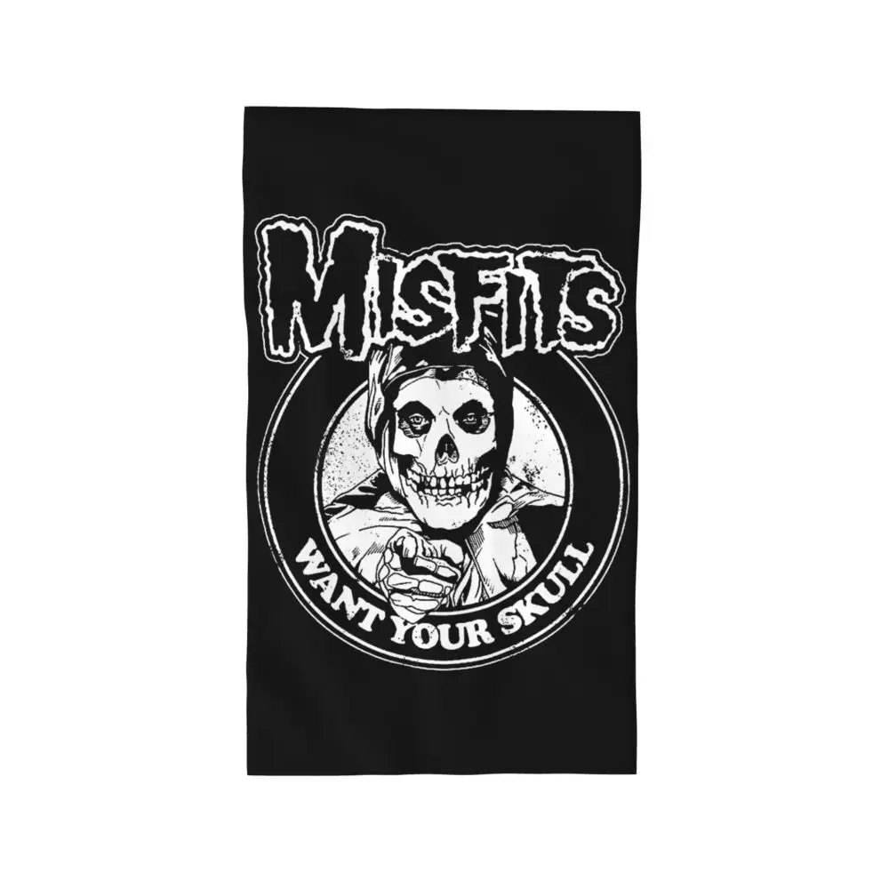 Horror Punk Rock Band Misfits Towel Cotton Travelling Swimming Camping Towels