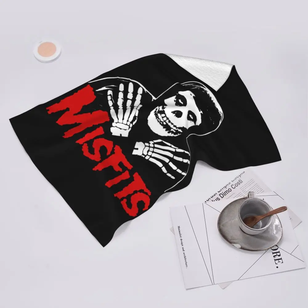 Horror Punk Rock Band Misfits Towel Cotton Travelling Swimming Camping Towels