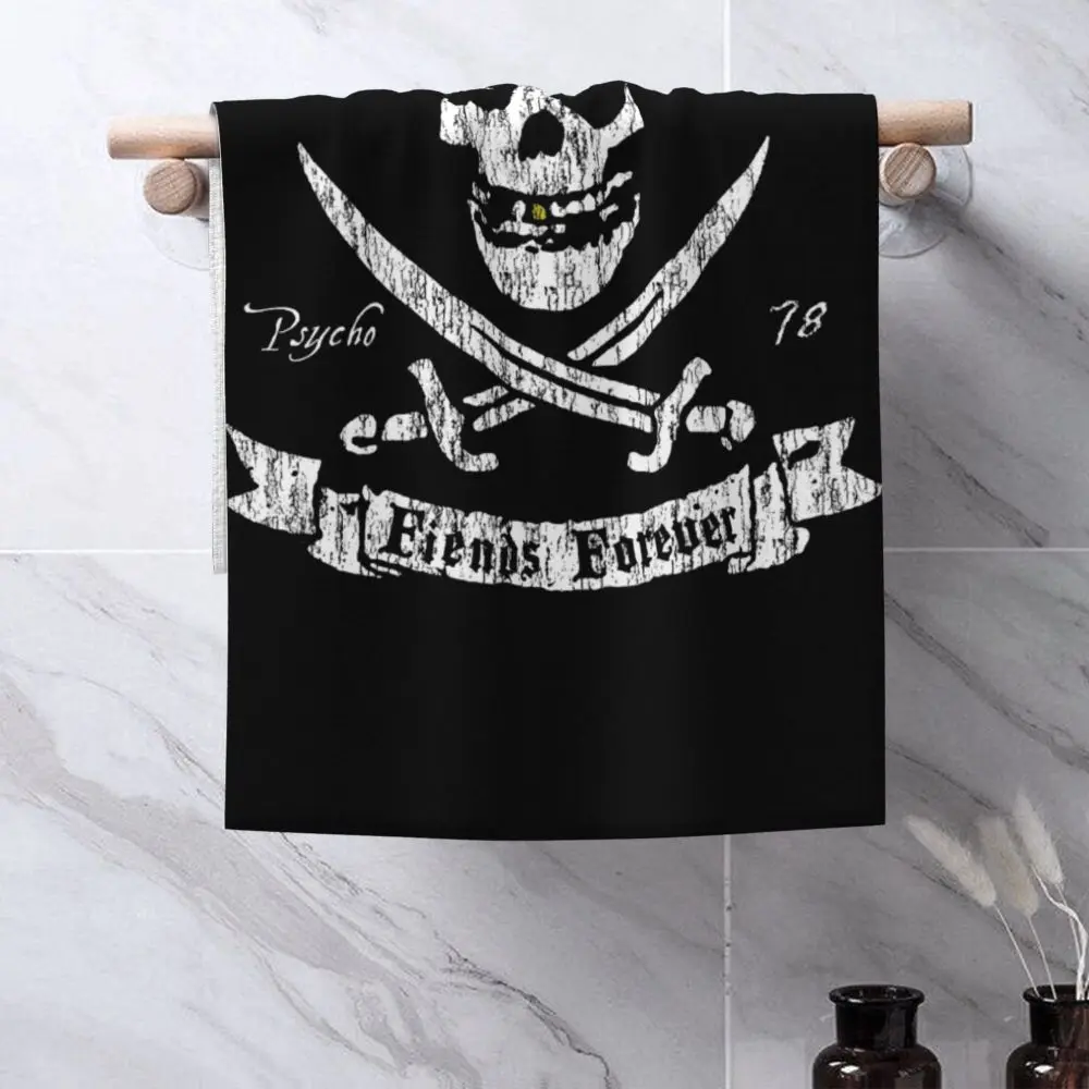 Horror Punk Rock Band Misfits Towel Cotton Travelling Swimming Camping Towels