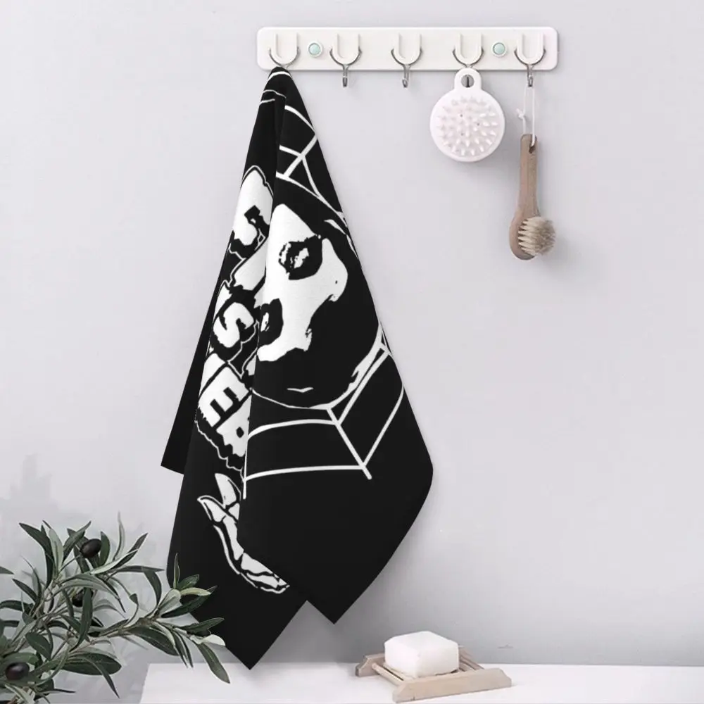 Horror Punk Rock Band Misfits Towel Cotton Travelling Swimming Camping Towels