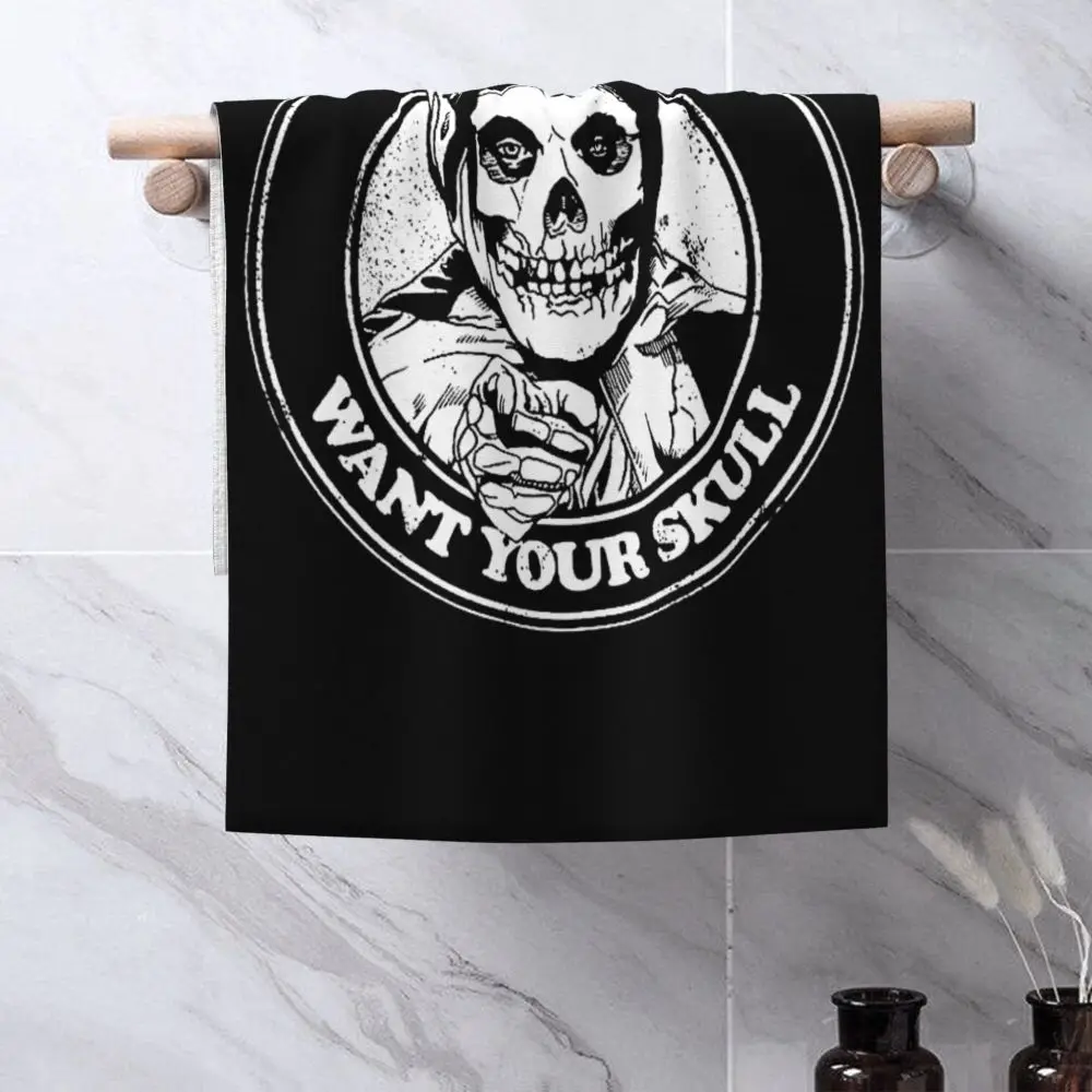 Horror Punk Rock Band Misfits Towel Cotton Travelling Swimming Camping Towels