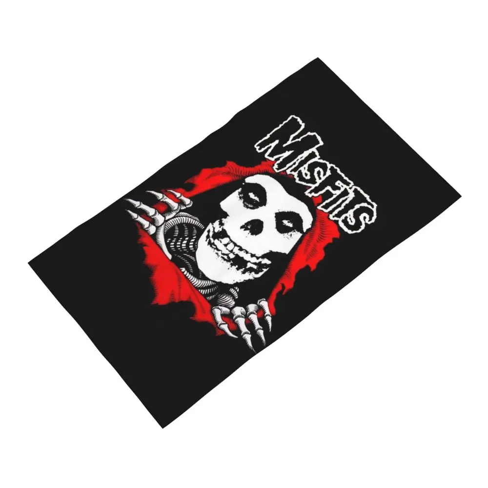 Horror Punk Rock Band Misfits Towel Cotton Travelling Swimming Camping Towels