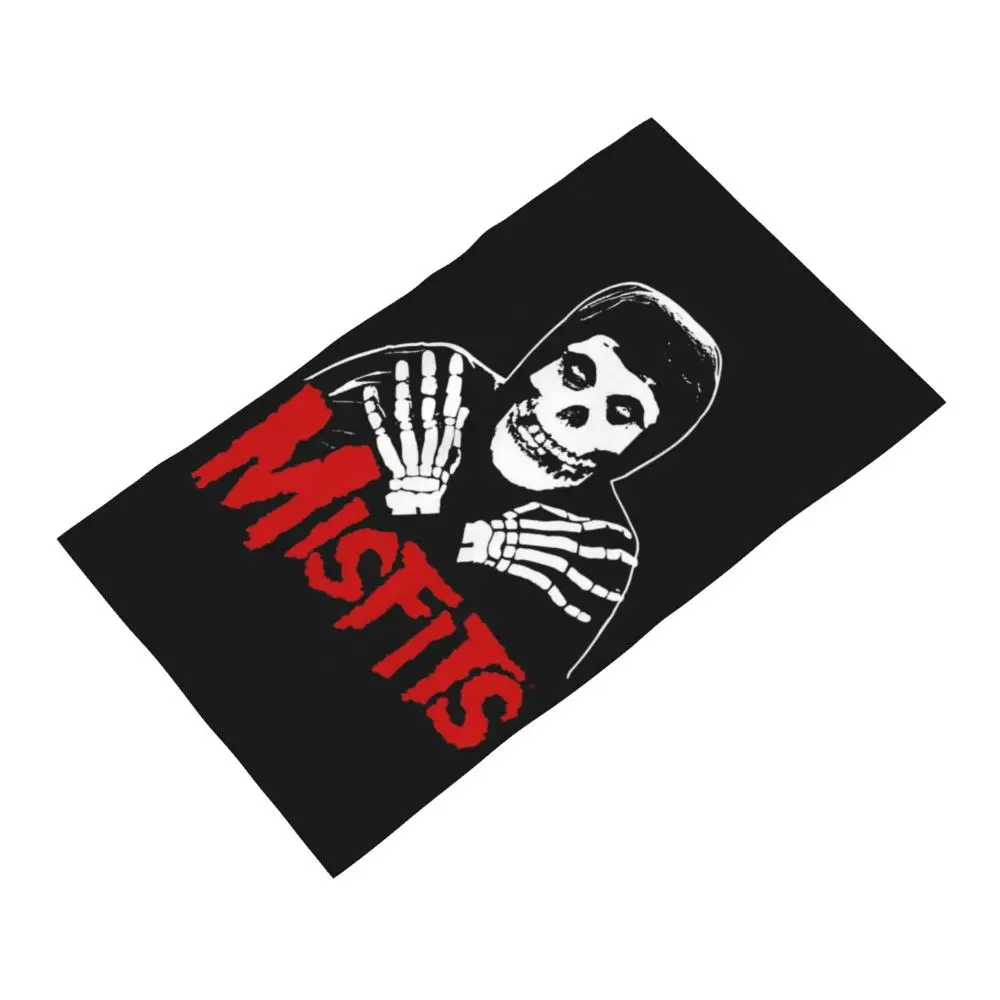 Horror Punk Rock Band Misfits Towel Cotton Travelling Swimming Camping Towels
