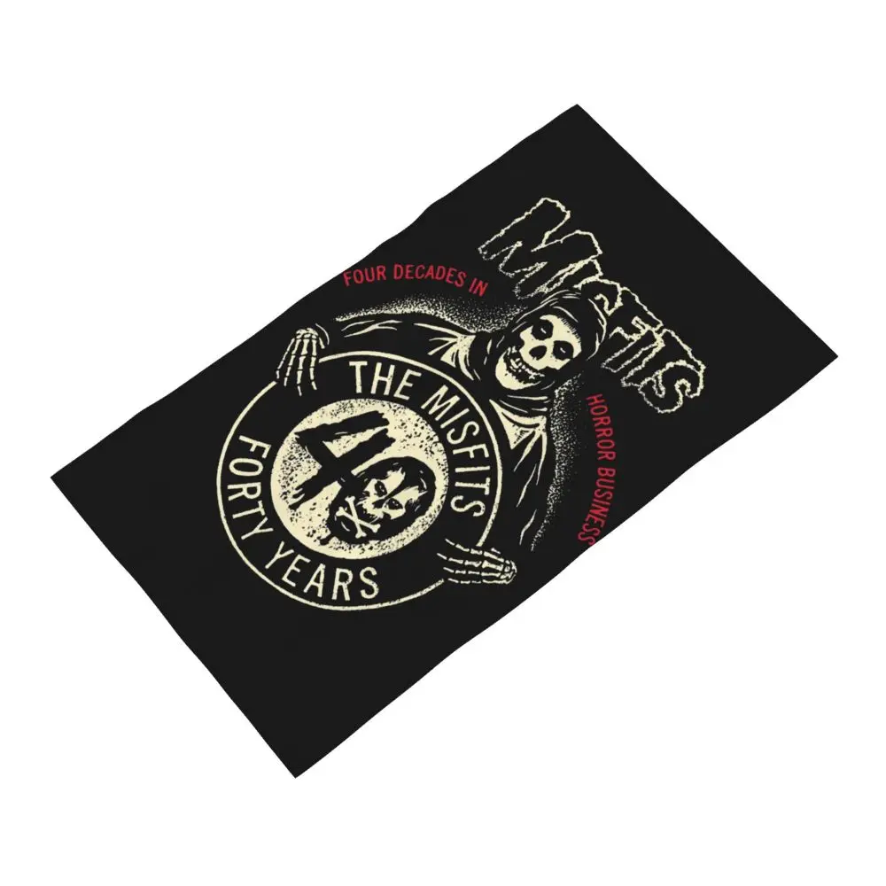 Horror Punk Rock Band Misfits Towel Cotton Travelling Swimming Camping Towels