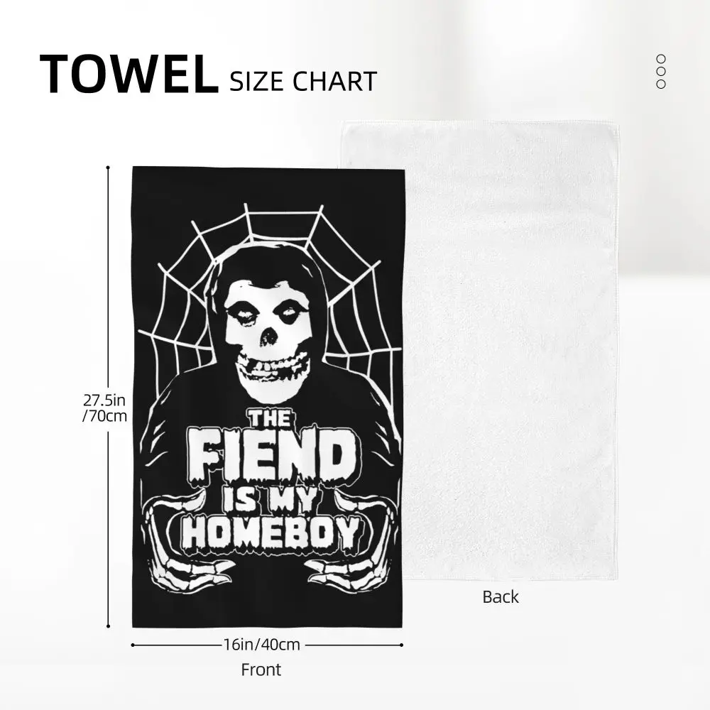 Horror Punk Rock Band Misfits Towel Cotton Travelling Swimming Camping Towels
