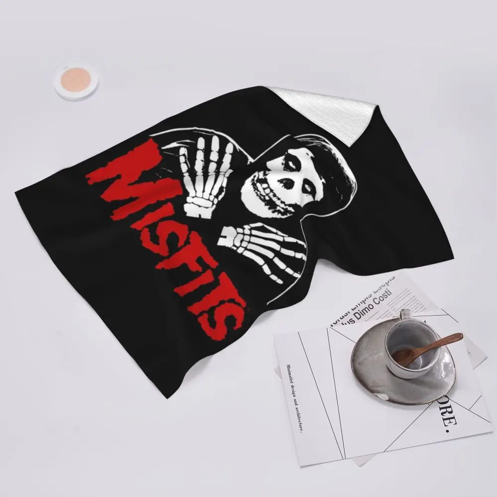 Horror Punk Rock Band Misfits Towel Cotton Travelling Swimming Camping Towels