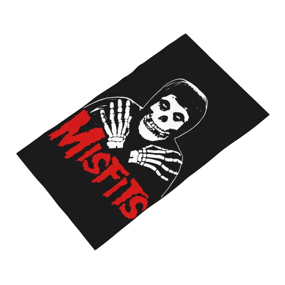 Horror Punk Rock Band Misfits Towel Cotton Travelling Swimming Camping Towels
