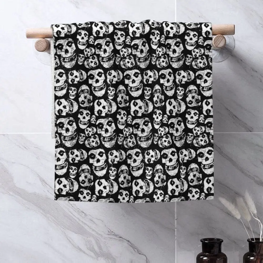 Horror Punk Rock Band Misfits Towel Cotton Travelling Swimming Camping Towels