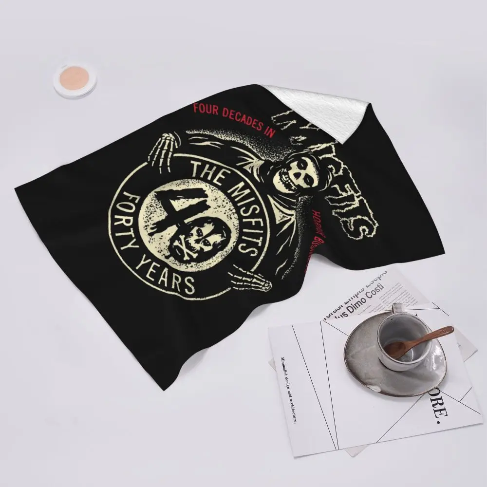 Horror Punk Rock Band Misfits Towel Cotton Travelling Swimming Camping Towels