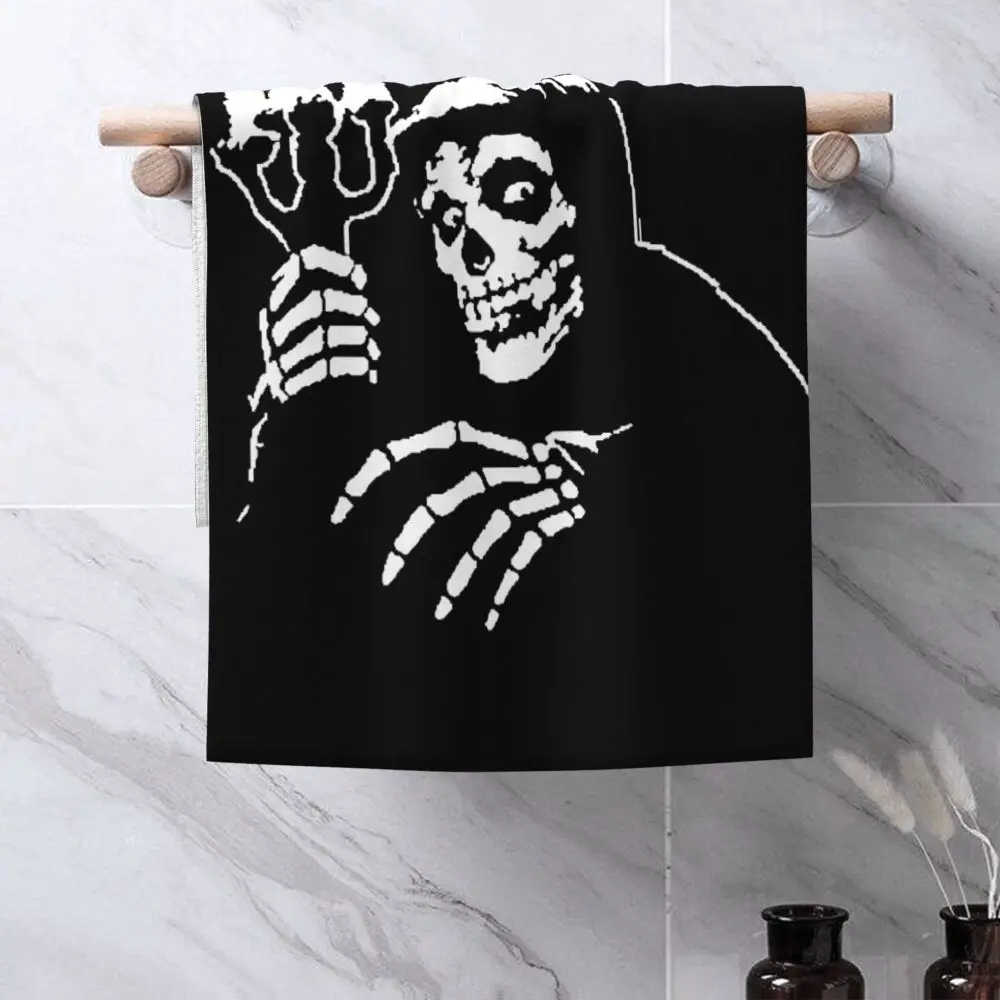 Horror Punk Rock Band Misfits Towel Cotton Travelling Swimming Camping Towels