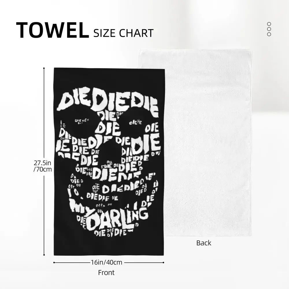 Horror Punk Rock Band Misfits Towel Cotton Travelling Swimming Camping Towels