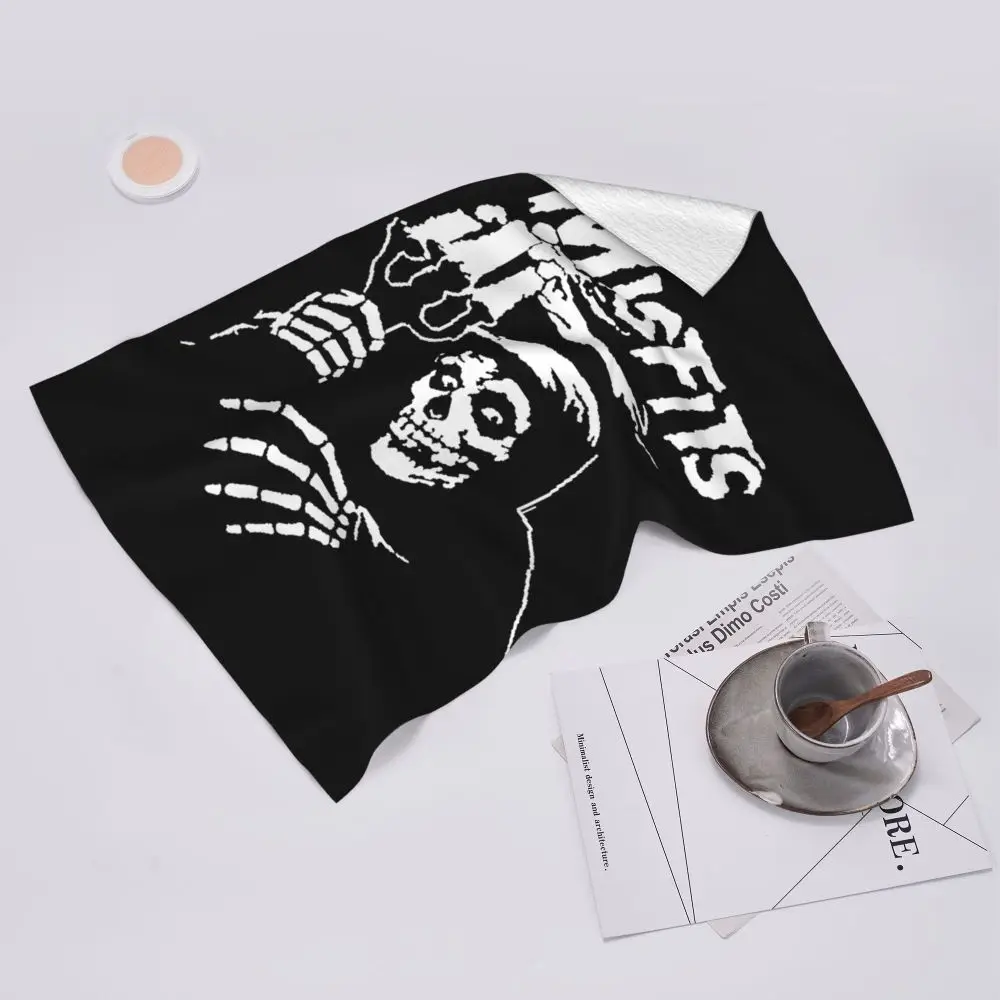 Horror Punk Rock Band Misfits Towel Cotton Travelling Swimming Camping Towels