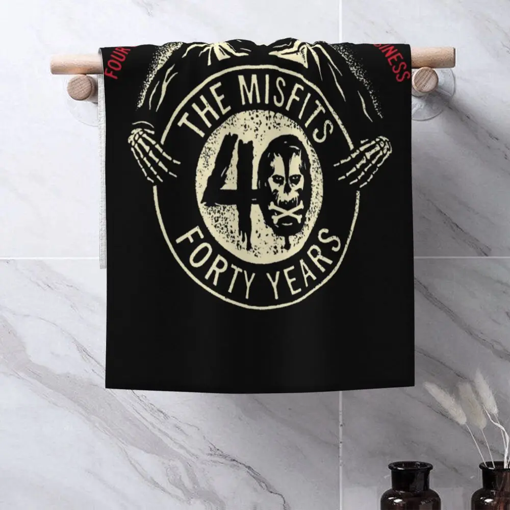 Horror Punk Rock Band Misfits Towel Cotton Travelling Swimming Camping Towels